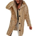 thumbnail image 2 of LOVZFMLL Jackets for Women Plus Size Winter Warm Loose Turndown Collar Jacket Coat, 2 of 5