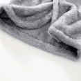 thumbnail image 3 of larppty Toddler Baby boys Girls Cartoon Bathrobe Flannel Robe Winter Night-robe(6-7 Years,Grey), 3 of 4