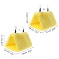 thumbnail image 4 of BYNNIX Parrot Hammock Snuggle Happy Hut Hanging Tent Winter Warm House Small Animal Hideaway for Finch Canary Budgie Conure, 4 of 19