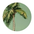 thumbnail image 4 of JEUXUS Palm Leaves Tablecloth - Tropical Jungle Palm Leaves Design - Round Table Cover White, 4 of 8