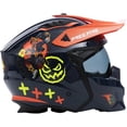 thumbnail image 1 of Casco para Motocicleta Bluelander de Doble Visera con Certificación ECE, Negro, Talla M, 1 of 5