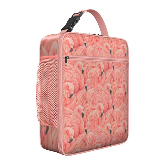Premium Insulated Flamingo Lunch Box for Men & - Reusable Lunch Bag with,Hour Temperature Retention, Compact & Lightweight Design for Office, Work, Picnic, Travel - Durable Lunch Tote for Adults.