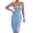 Light Blue-summer dresses for women, variant on YFNNUP Womens Strapless Dress Slim Fit Bodycon Mini Dresses Trendy Textured Sundress Summer Cocktail Party Club Sundress Light Blue XS