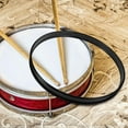 thumbnail image 1 of UPOUART Drum Kit Silencers Drum Hoop Black 1Pcs Enhanced Sound Quality, 1 of 8