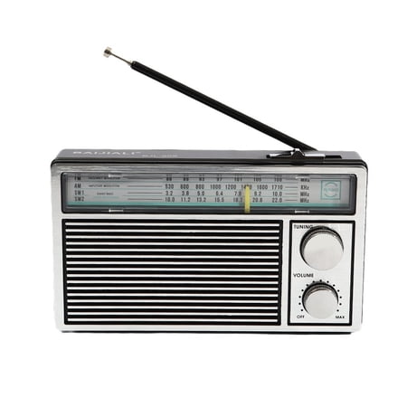 Portable AM FM retro radio, transistor radio with speaker - Walmart.ca