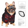 thumbnail image 3 of Fotbe Cyberpunk Cityscape Lights Sudadera con Estampado para Perros Pequeños – Suéter con Capucha para Mascotas, Tela Suave de Forro Polar con Bolsillo-X-Large, 3 of 7