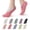 10 Colors, variant on Bocaoying 4 Pairs Straps Pilates Socks,Gradient Colors Cotton Yoga Socks with Grips for Women Non Slip, Workout, Barre, Ballet, Dance, Hospital Socks