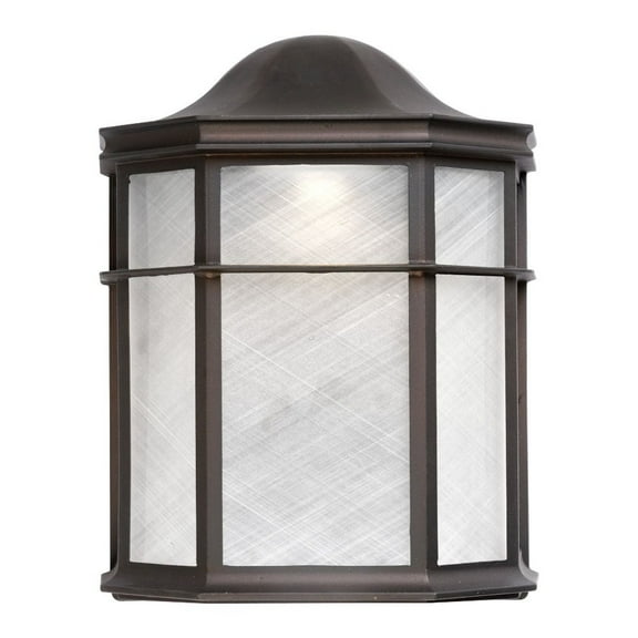 Forte Lighting 17104 1 Light 10" Tall Led Outdoor Wall Sconce - Bronze