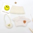 thumbnail image 2 of 17cm Doll Clothes Set, 3 Pieces Sweater Doll Costumes and Accessories, Outfits Include Hat & Sweaters& Bag, NO Doll, 2 of 3