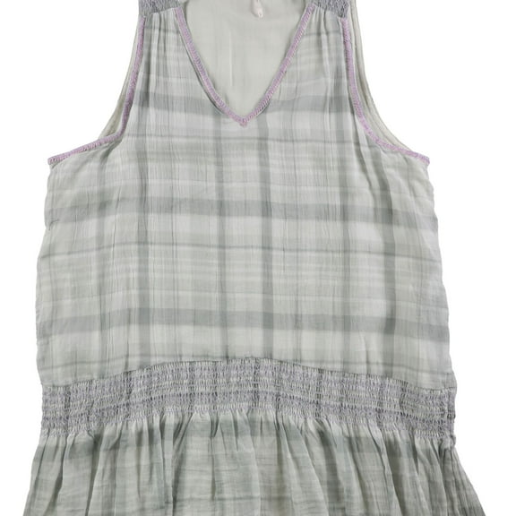 Free People Womens Run With Me A-line Dress, Grey, X-Small