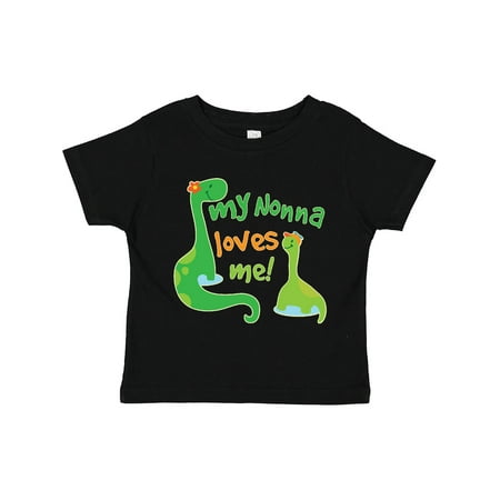 

Inktastic My Nonna Loves Me Grandson Gift Toddler Boy Girl T-Shirt