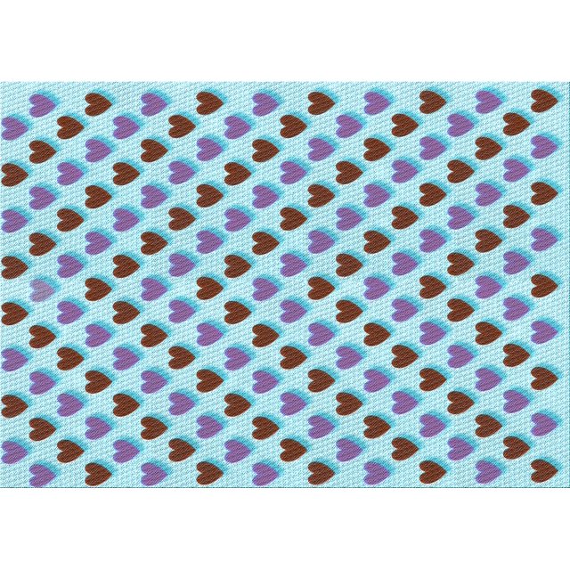 Ahgly Company Machine Washable Indoor Rectangle Transitional Slate Blue Grey Blue Area Rugs, 6' x 9'