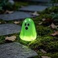 thumbnail image 3 of 50pcs Lighted Mini Ghost Halloween Figurine, Glowing Little Ghost Trinket for Tabletop, Mantel, Shelf, Entryway and Party Display, Cute Seasonal Accent for Spooky Home Decoration, E, 3 of 6