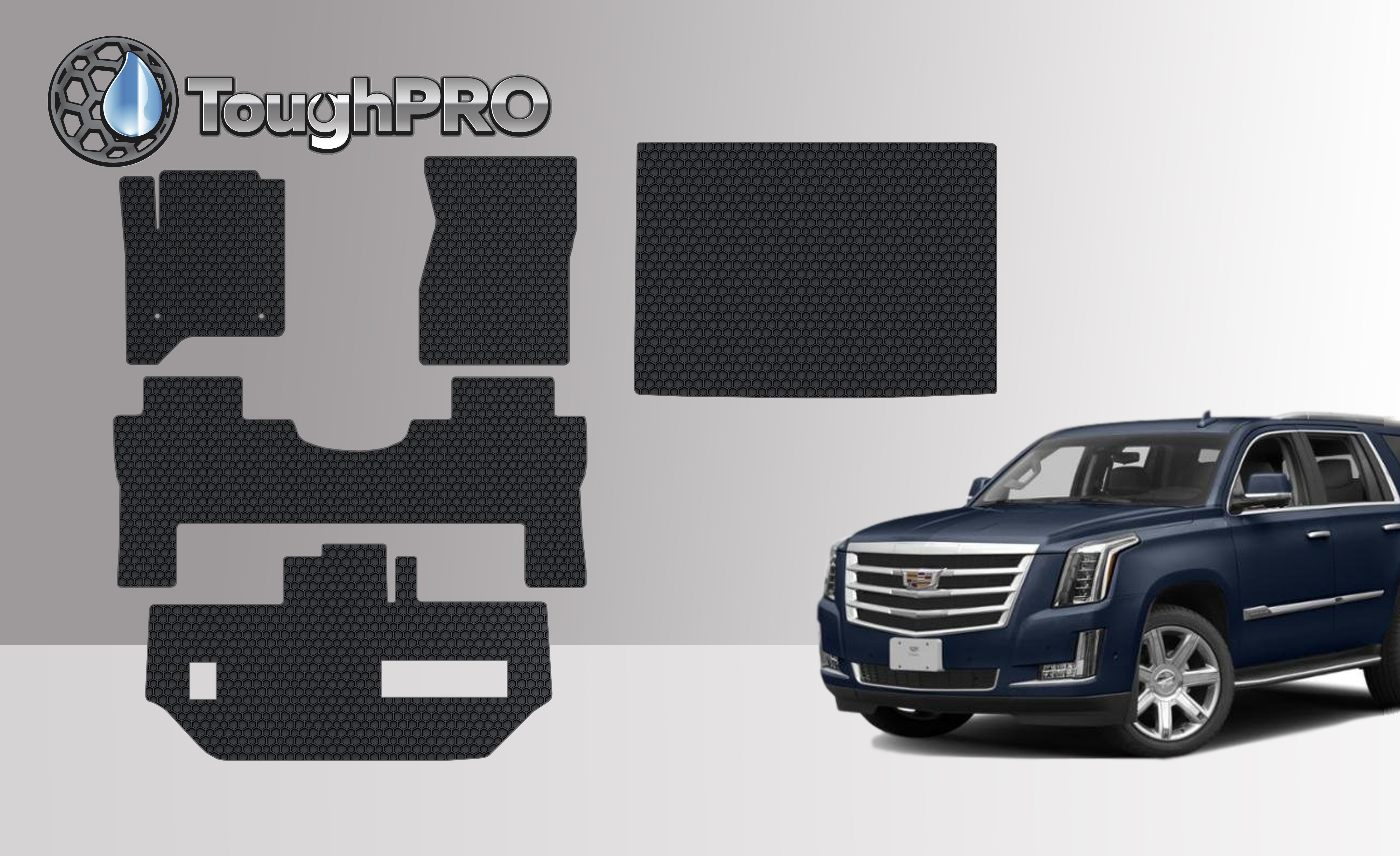 ToughPRO Floor Mat Accessories 1st, 2nd & 3rd Row + Cargo Mats