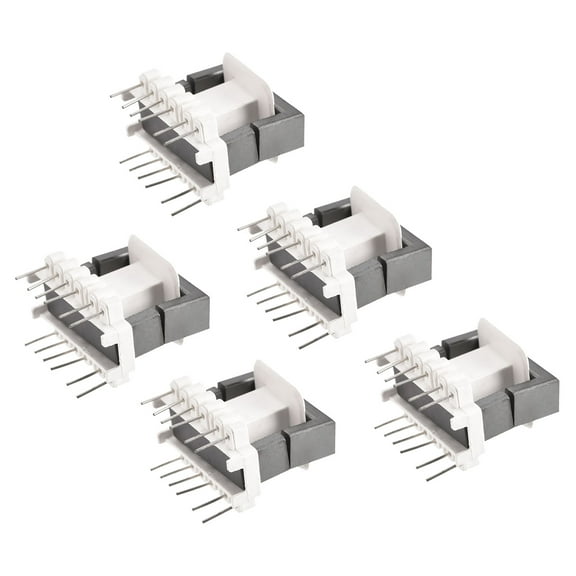 Uxcell Transformer Bobbin EE35 Vertical 6 with 6 Pin with Ferrite Core Halves 5 Set