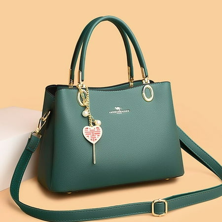 

CoCopeaunt Womens Casual Shoulder Bags Luxury Top Layer Cowhide Tote Bag Heart Shaped Pendant Handbag Female Brand Design Shopper Bag