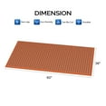 thumbnail image 2 of Zimtown 60"x36" Rubber Mat, Anti-Fatigue & Non-Slip for Restaurant, Kitchen, Bar, Bathroom, Garage, Garden, Outdoor Indoor, Red, 2 of 10