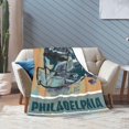 thumbnail image 6 of Philadelphia Flannel Throw Blanket ，Football Style Pride Paint Travel Blanket Gifts for Men Women Boy Decor Sofa Bed 40"x50", 6 of 6