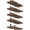 Black 10Pack, variant on 12 Inch Heavy Duty Floating Shelf Bracket, Wall Mounting Industrial Black Shelf Brackets, 1/5 Inch Thick Iron Metal Brackets for Shelves 6 Packs