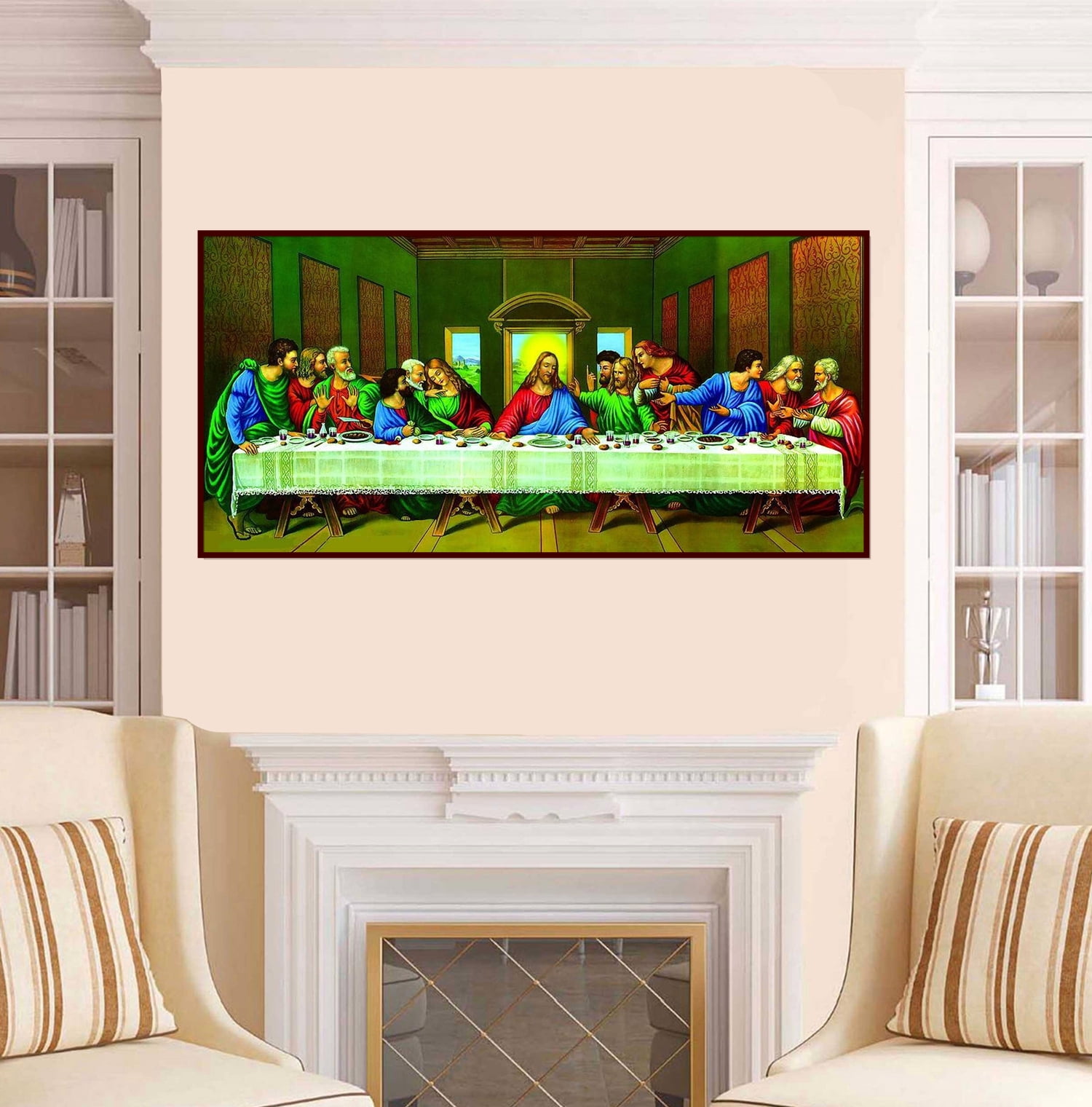 Diamond Painting Kits, Large Size 33.5x15.8in Da Vinci's The Last Supper 5D Full Drill Diamond Painting Art Craft Kit Wall Decor DIY Christmas Gift, #2