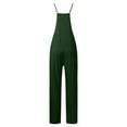 thumbnail image 3 of Hauaitttt Independent Station European and Plus Size Women's Wear Strappy Jumpsuits Romper Overalls Womens Maternity Suits for Work Baggy Rompers for Women Comfy Jumpsuits for Women Jumpsuits for, 3 of 4