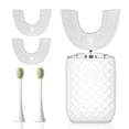 thumbnail image 1 of Cepillo de dientes eléctrico en forma de U para adultos en forma de U, limpieza 360°, 1 of 6
