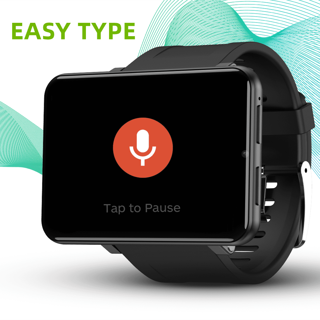 AIEK DM100 4G 2.86Inch Full Touch Screen Men Smart Watch 3GB+32GB ROM 5MP Camera WIFI Bluetooth GPS 2700mah Smartwatch For Android IOS