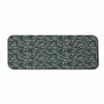 thumbnail image 1 of Floral Computer Mouse Pad, Bicolor Spring Themed Pattern with Meadow Flowers Abstract Design, Rectangle Non-Slip Rubber Mousepad Large, 31" x 12" Gaming Size, Hunter Green Grey Pink, by Ambesonne, 1 of 2