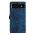 thumbnail image 2 of Compatible avec Google Pixel 6 Étui Papillon Embossé avec Portefeuille et Support, 2 of 5