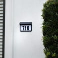thumbnail image 3 of Solar Address Wall Plaque Light with Ground Stakes, 3 of 9