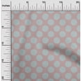 thumbnail image 1 of oneOone Georgette Viscose Medium Pink Fabric Dots Fabric For Sewing Printed Craft Fabric By The Yard 42 Inch Wide, 1 of 4