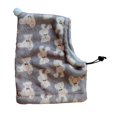 thumbnail image 4 of Gorro cálido para perro, cubierta para orejas, sudadera con capucha con orejas, gorro cálido con cordón para clima frío, disfraz de gorro de invierno oso, 4 of 9