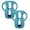 (A113 Blue B 2Pack), variant on 2Pcs 240Ml Silicone Baby Bottle Sleeve With Handles, 8Oz Glass Bottle Protector, Compatible With Philips Avent Natural & Anti-Colic Glass BottlesNew