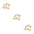 thumbnail image 3 of bedienty 200 Pcs Connecteurs de Bijoux Fer Résistant à l'Usure Perles Multicolores DIY Chaîne Boule Extrémité pour Fournitures de Fabrication de Bijoux Or 3Ensemble, 3 of 6