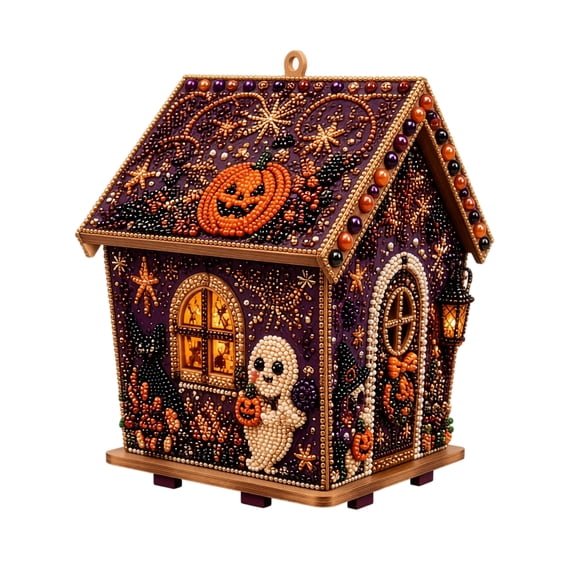 Halloween Pearl Art Set Diy Bead Craft Kit for Adults and All Ages Creative Themed Activity for Home Gatherings Holiday Party Favor Beginner Friendly Handmade Decoration Project