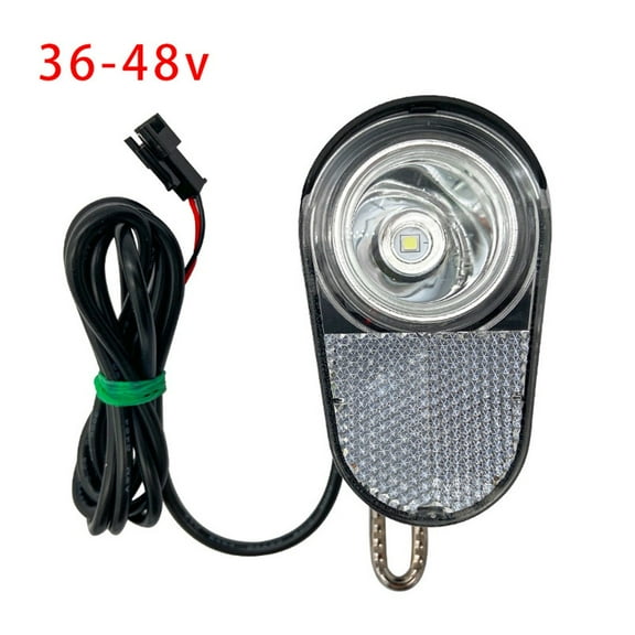 36-48V Electric Bicycle Headlight Front Light Rainproof Turn Signal Safety Light E-Bike Accessories Cycling Parts Fangkenuo