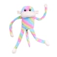 thumbnail image 1 of Juguete para Perro ZippyPaws Spencer Mono Crujiente de Peluche Arcoíris Grande, 1 of 8