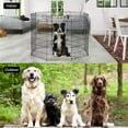 thumbnail image 5 of YRLLENSDAN 48'' Dog Pen for Outside, 8 Panel Exercise Fences Dog Kennel for Backyard Pet Playpen Crate Fence Pet Gate with Door Puppy Play Yard for Small Medium Large Dogs, 5 of 7