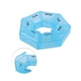 thumbnail image 3 of Unique Bargains Lightweight 7 Grids Polygonal Pill Case Clear Blue, 3 of 6