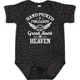 thumbnail image 3 of Inktastic Handpicked for Earth by My Great Aunt in Heaven Boys or Girls Baby Bodysuit, 3 of 5