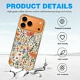 thumbnail image 4 of Case For Apple iPhone Air / 17 Pro / 17 Pro Max Series Case, Slim Thin Transparent Flexible Clear TPU Shockproof Phone Case For iPhone 17 Series, Wildflower Floral, 4 of 6