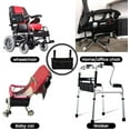 thumbnail image 4 of Jetcloudlive Wheelchair Bolsa Lateral Walker Bag Rulator Universal Organizer Bolsillos Wheelchair Scooter Bolsa Lateral for Artículos Diversos Billetera Snacks Piezas de Almacenamiento, 4 of 10