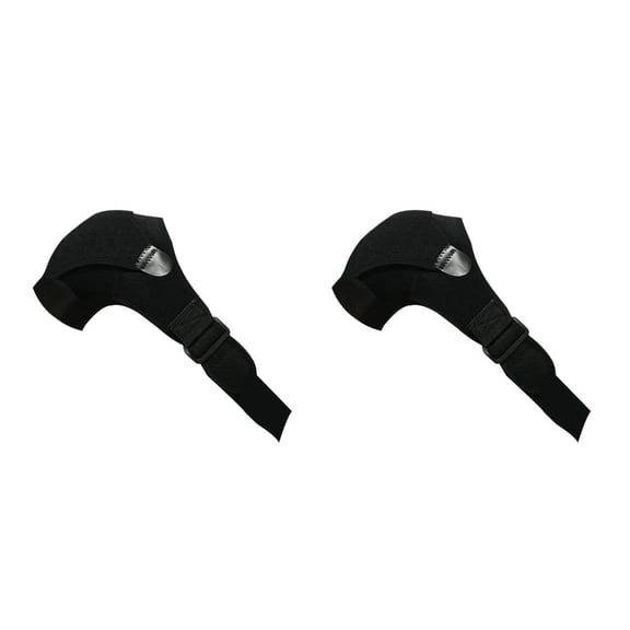 Protector de hombro Eigraketly para hombre y mujer Negro 2piezas
