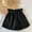 Black-kids summer shorts, variant on MKOSPLRT Girl's Casual Ruffled Paperbag Waist Shorts 3-13 Years Baggy Roll up Wide Leg Shorts Solid Color Lounge Shorts Pocket Belet