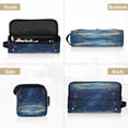 thumbnail image 5 of Hair Tool Organizer Bag with Heat Resistant Mat Removable Travel Storage Case for Hot Air Brushes Curling Irons Magical Night Sky with Fish, 5 of 8