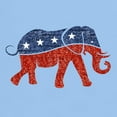 thumbnail image 3 of CafePress - Glitter Republican Elephant T Shirt - Men's Classic Graphic T-Shirt, 3 of 4