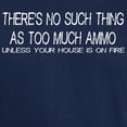 thumbnail image 3 of CafePress - No Such Thing As Too Much Ammo Dark T Shirt - Men's Classic Graphic Cotton T-Shirt, 3 of 4