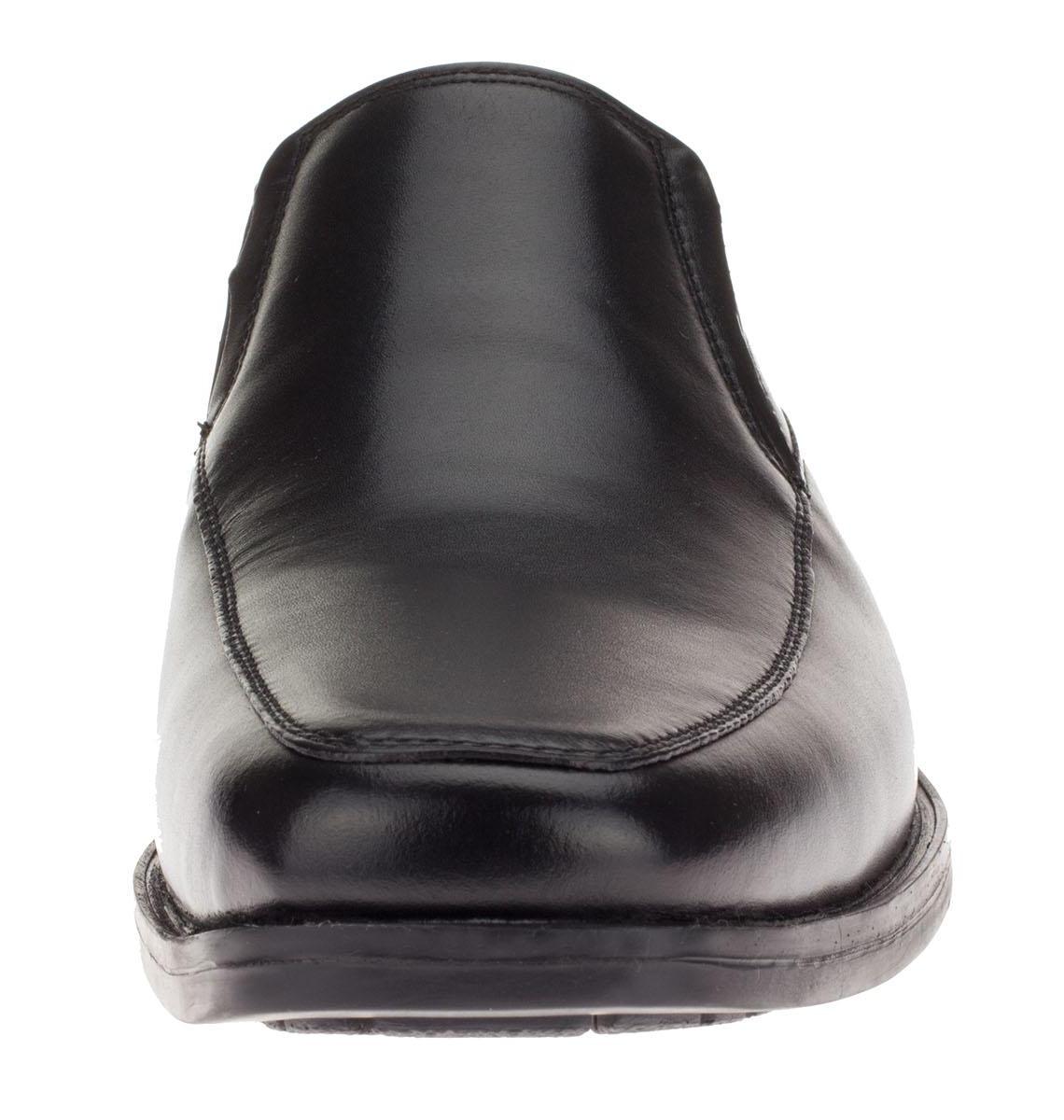 Mens Lenox Black Leather Comfort Dress Shoe DTI DARYA - image 2 of 7