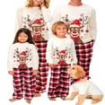 thumbnail image 1 of Pyjamas de Noël Assortis pour la Famille Ensembles de Pyjamas de Nuit pour Enfants-4t, 1 of 7