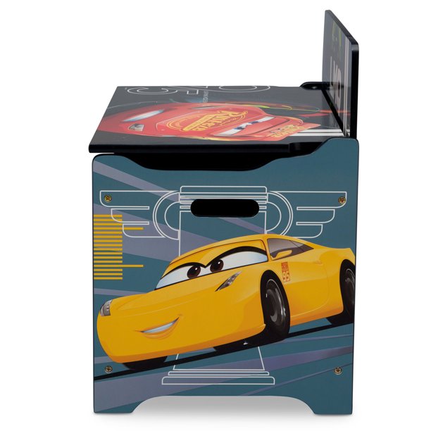 Disney Pixar Cars Deluxe Wood Toy Box by Delta Children
